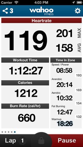 Wahoo Fitness for iPhone — allows you to publish workouts in RunKeeper, Nike+, Strava, Dropbox and other services