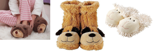 funny animal slippers