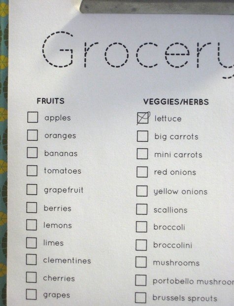 How to Create Your Healthy Food Calendar using a shopping list and a Meal Planner