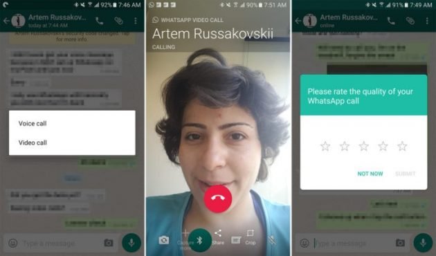 WhatsApp video calls have become available to everyone