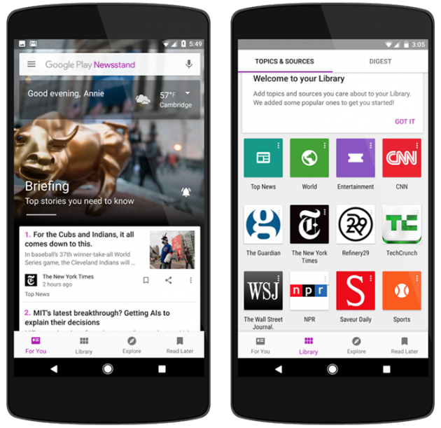 Google Play Press has received a web version