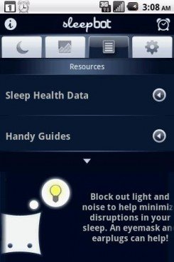 How to adjust your sleep mode using SleepBot for Android