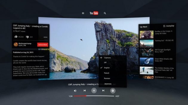 Google unveils YouTube VR app for Android