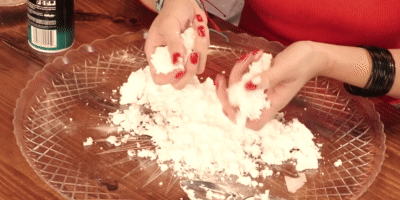 6 simple ways to make artificial snow with your own hands
