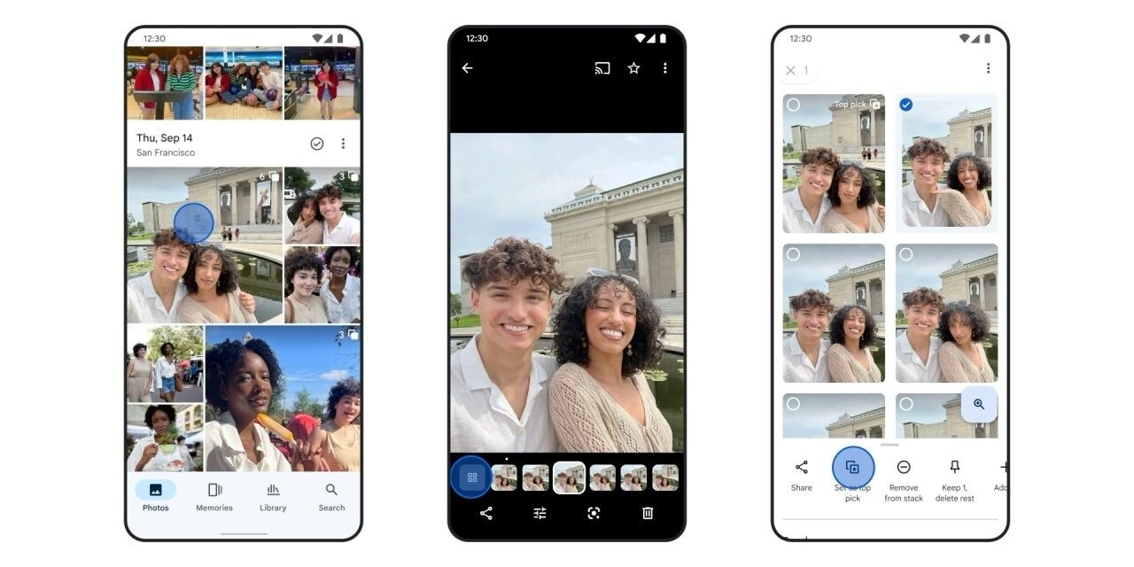 The Google Photos app has learned how to clean up the gallery with the help of AI