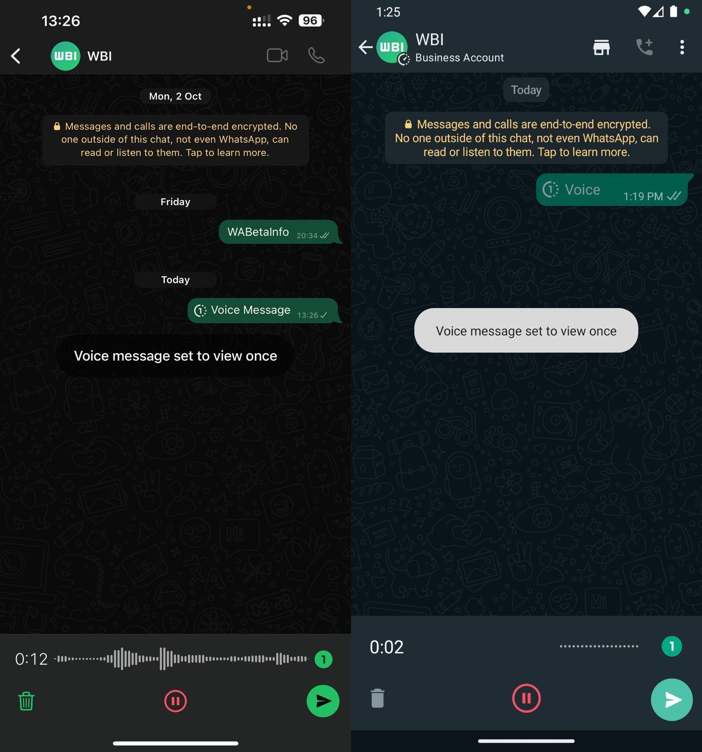 WhatsApp introduces self-destructing voice messages