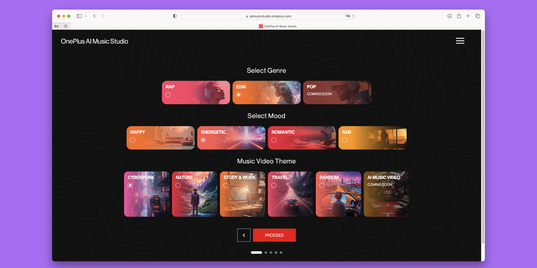 OnePlus has launched a free neural network that creates music and music videos
