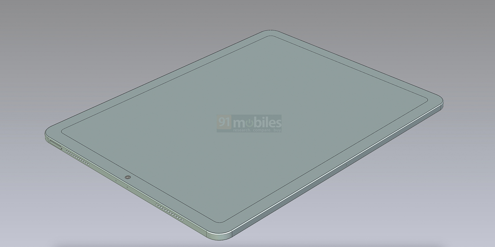 The leak revealed what the new iPad Air with a huge screen will be like