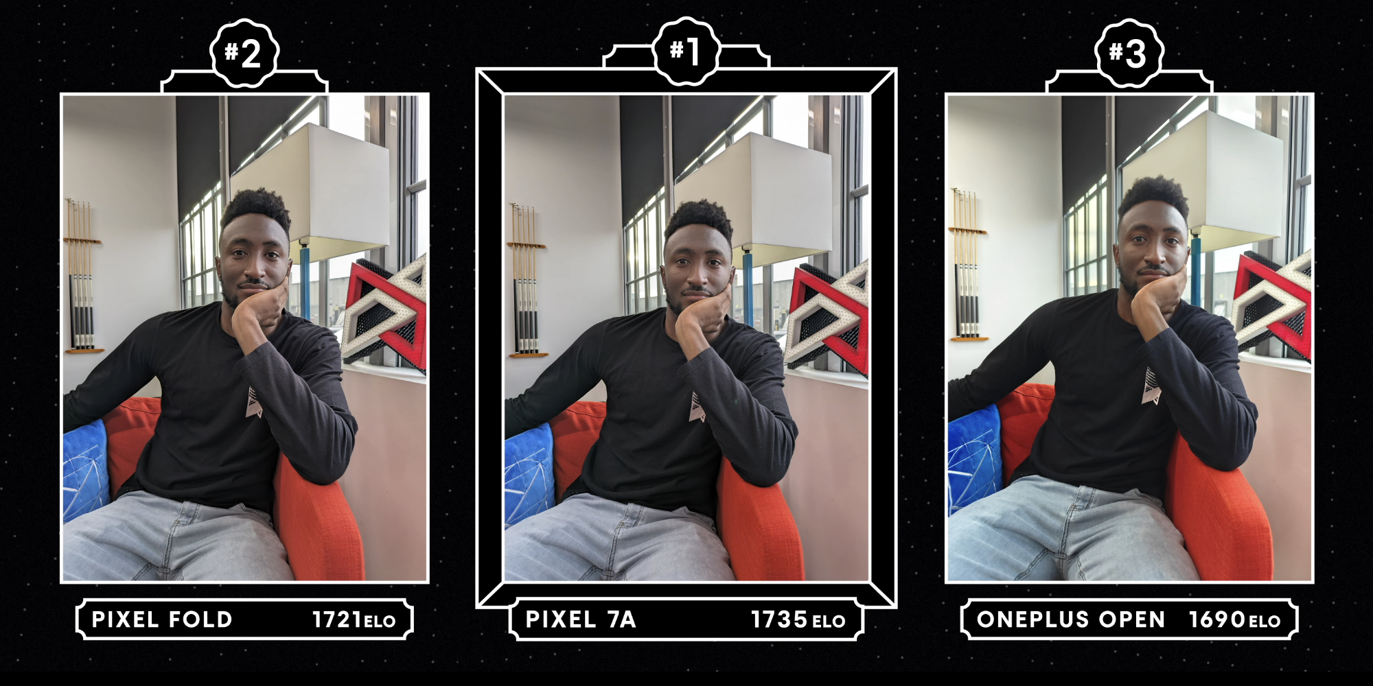 The MKBHD technoblogger's blind test revealed a smartphone with the best camera