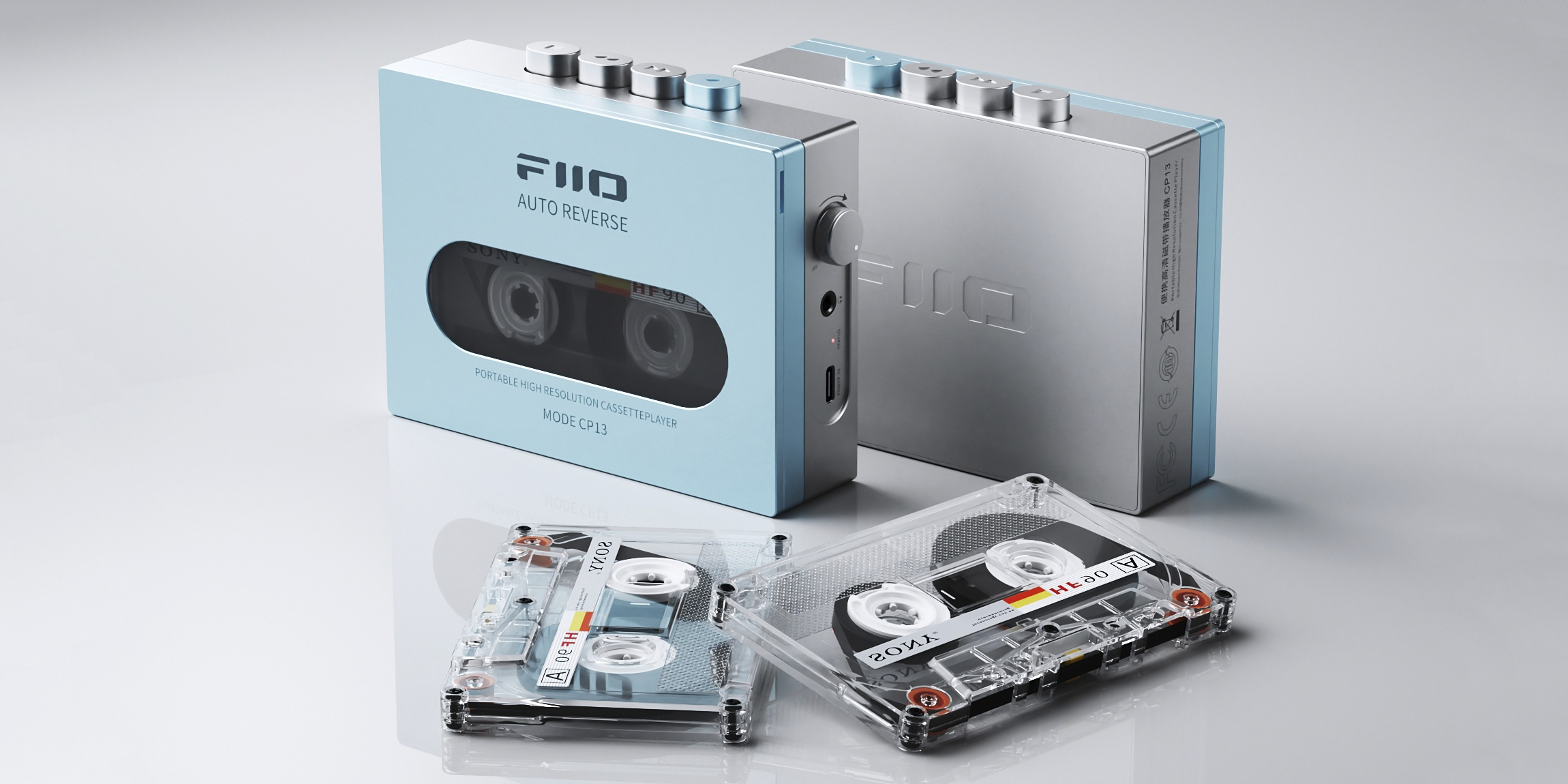 FiiO introduced CP13, a cassette audio player with a USB—C port